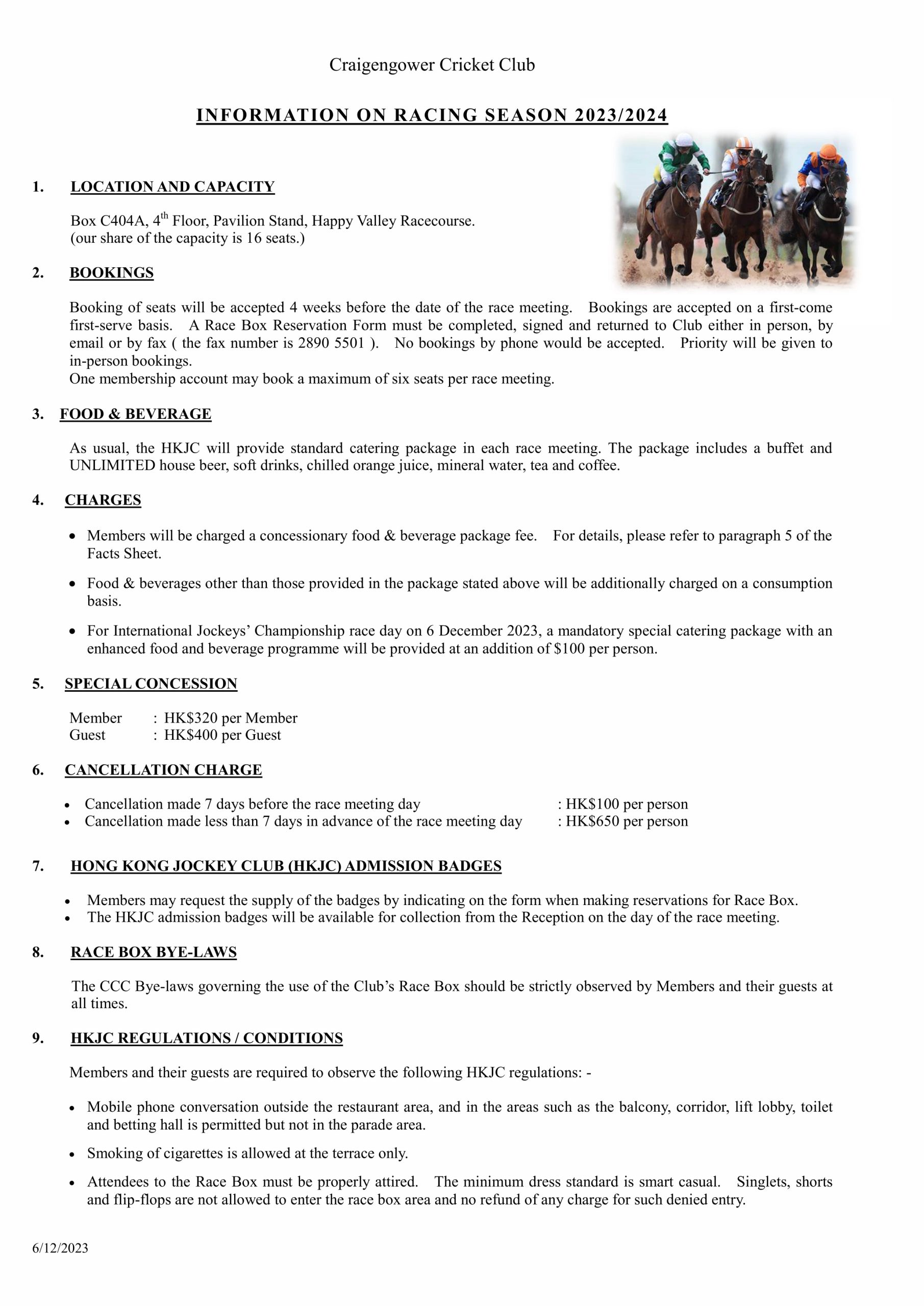 Information 2024 flyer